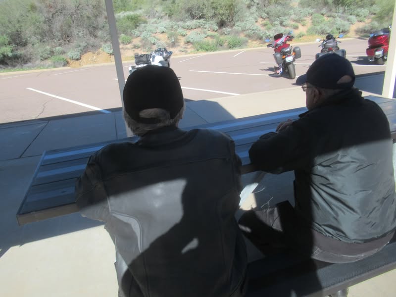 These guys seem to be fixated on the rear ends of these motorcycles.