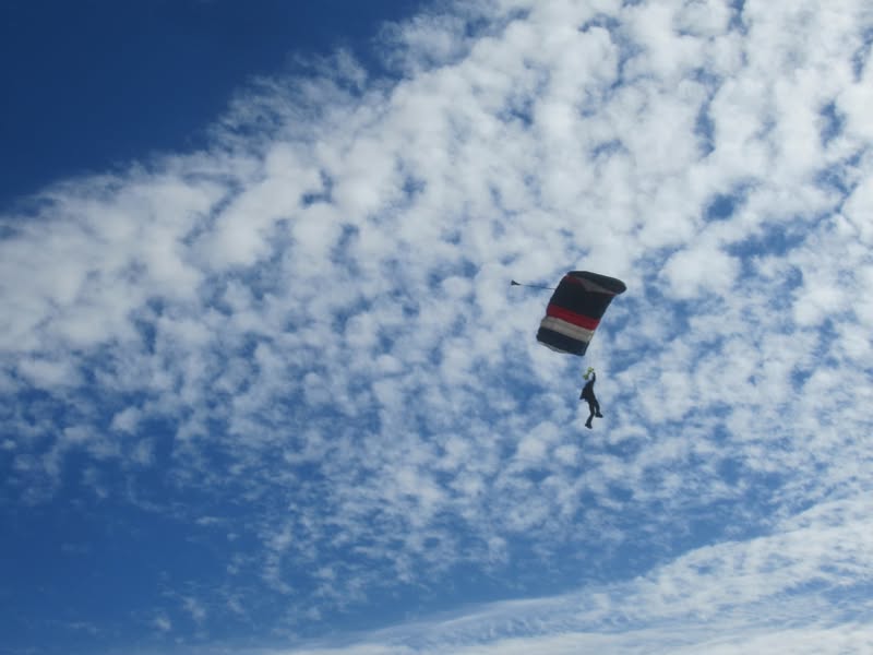 While they all seemed to really enjoy their jumps, they were not pushing the envelope like the sky d