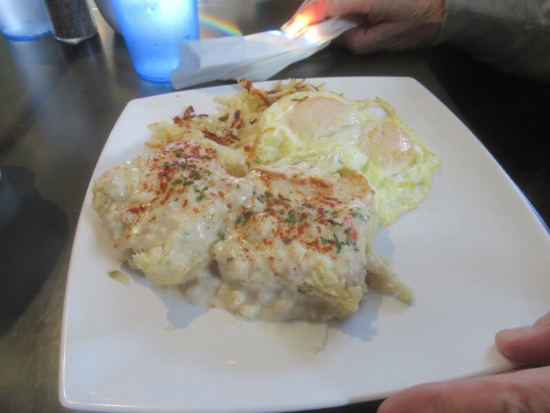 Johns biscuit and gravy was about the same I think.
