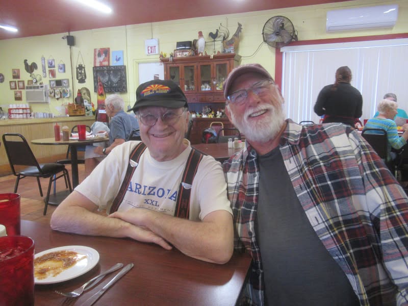 John and Dan just being happy.