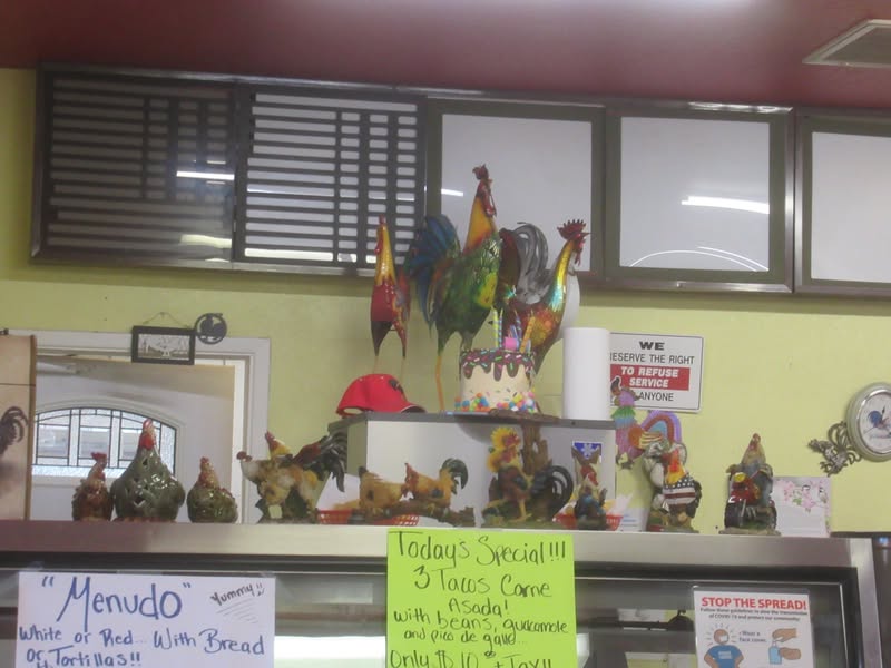 They like chickens here.