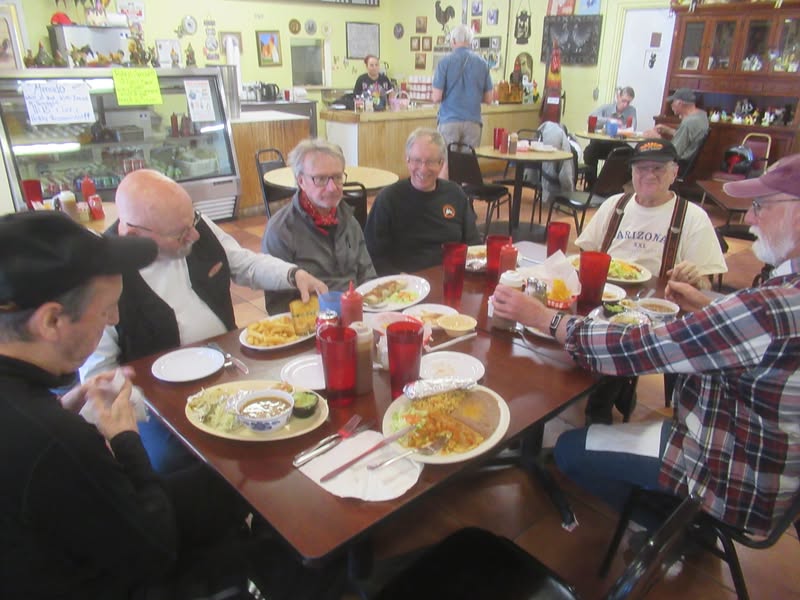 Six happy guys.