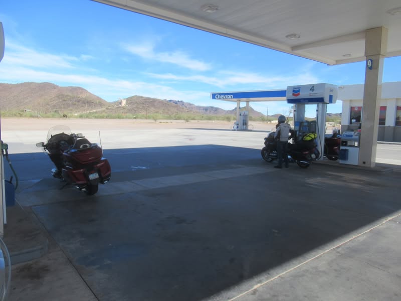 We all filled up at the Chevron across the street since it had cheaper gas being located on the rese