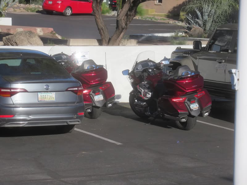 We grabbed parking wherever we could.