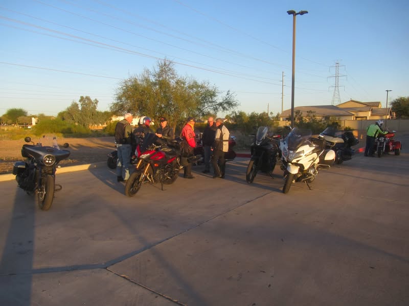 Nine of us participated in this most beautiful day of the year ride this morning.