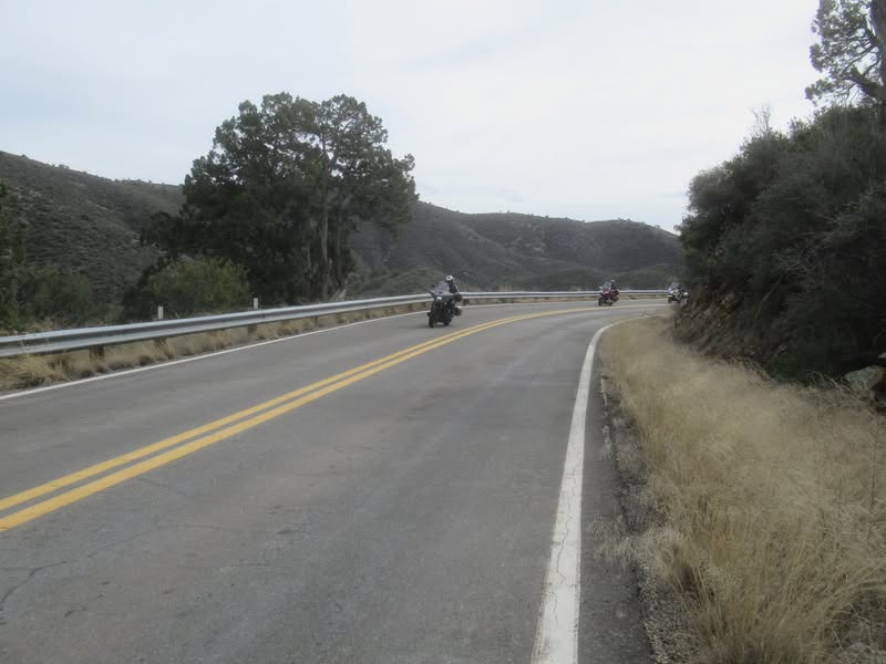 I finally rode ahead so I could get a few pics of the rest of the group.