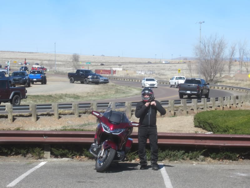 About to head into the Back Burner restaurant in Prescott Valley.