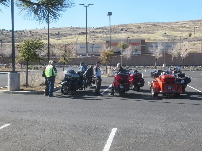 Pauls Harley broke down and brought this ride to a halt.