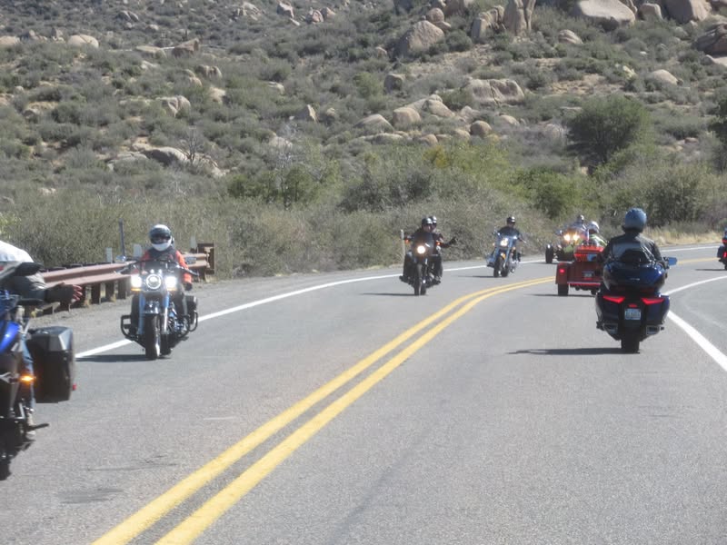 Lots of fellow riders out there enjoying the day.