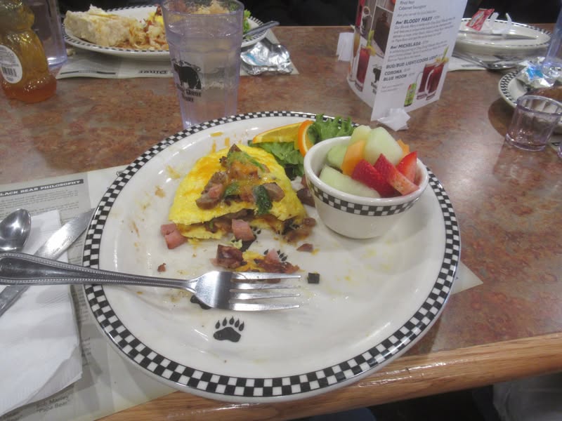 This is whats left of my hobo omelette when I actually remembered to take a picture.