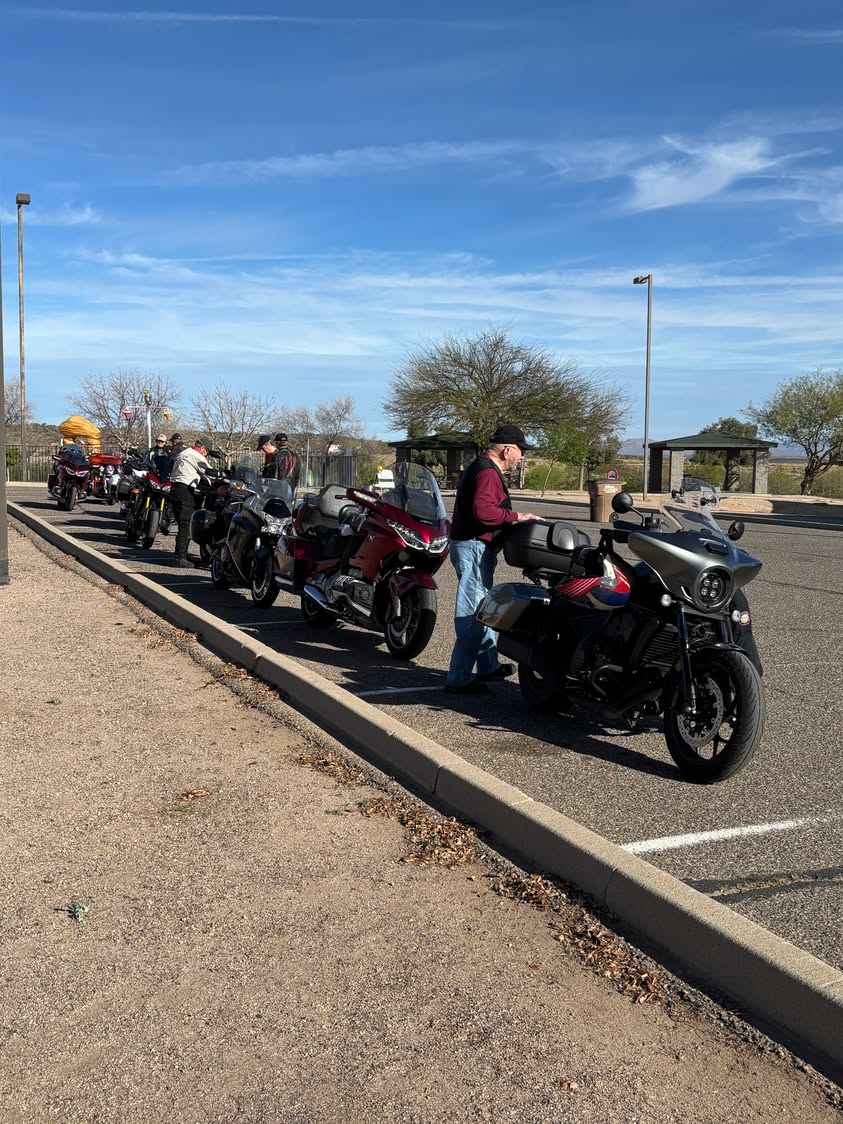 Our rest stop at the Wickenburg Airport