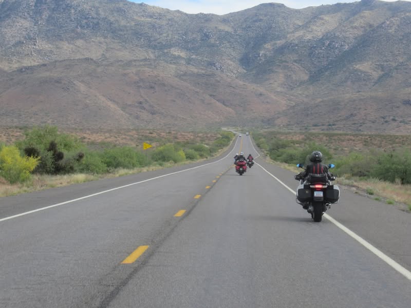 The start of Yarnell hill is at the end of this straight section.