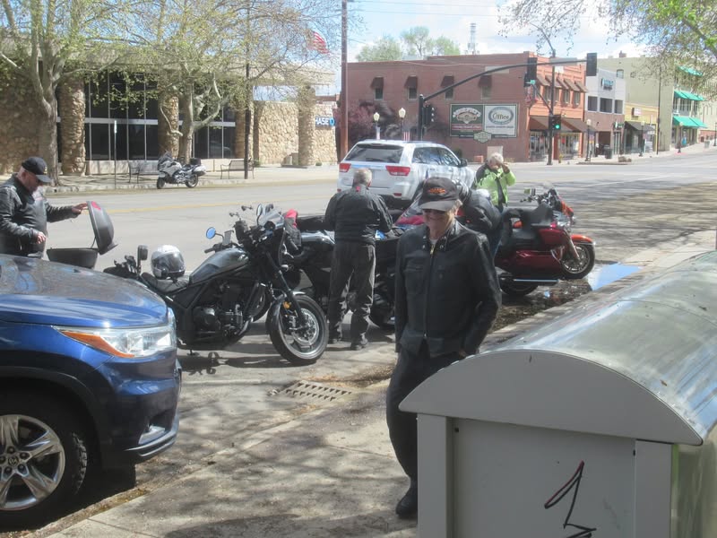 One of us had to park across the street.