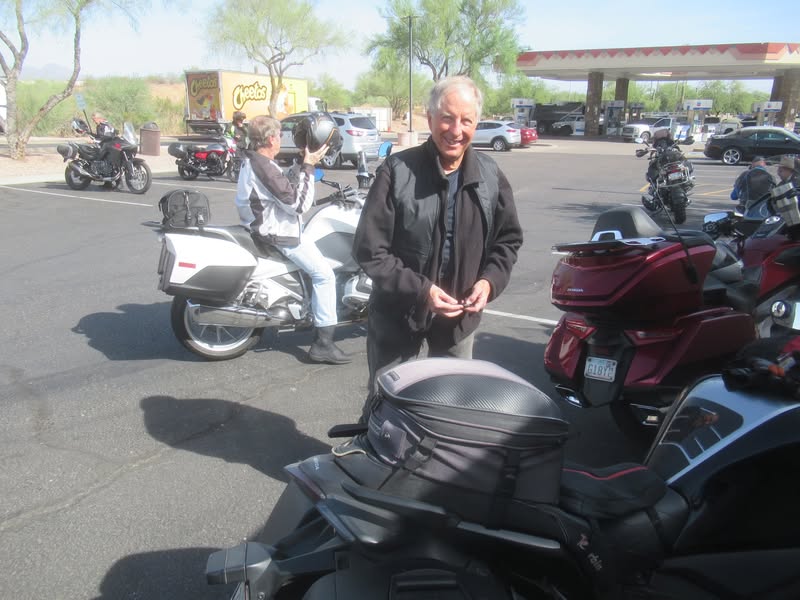 Our first rest stop at the Chevron at Ft. McDowell.