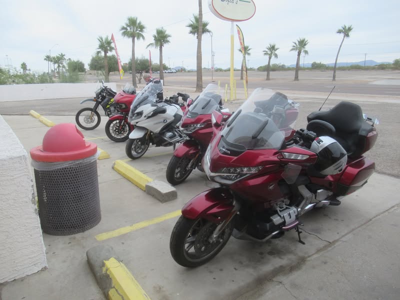 We dont often get to park together like this.