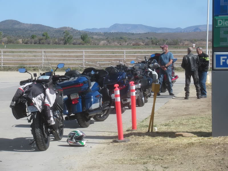 The first rest stop at Peeples Valley