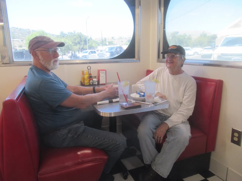 First seated, last served.