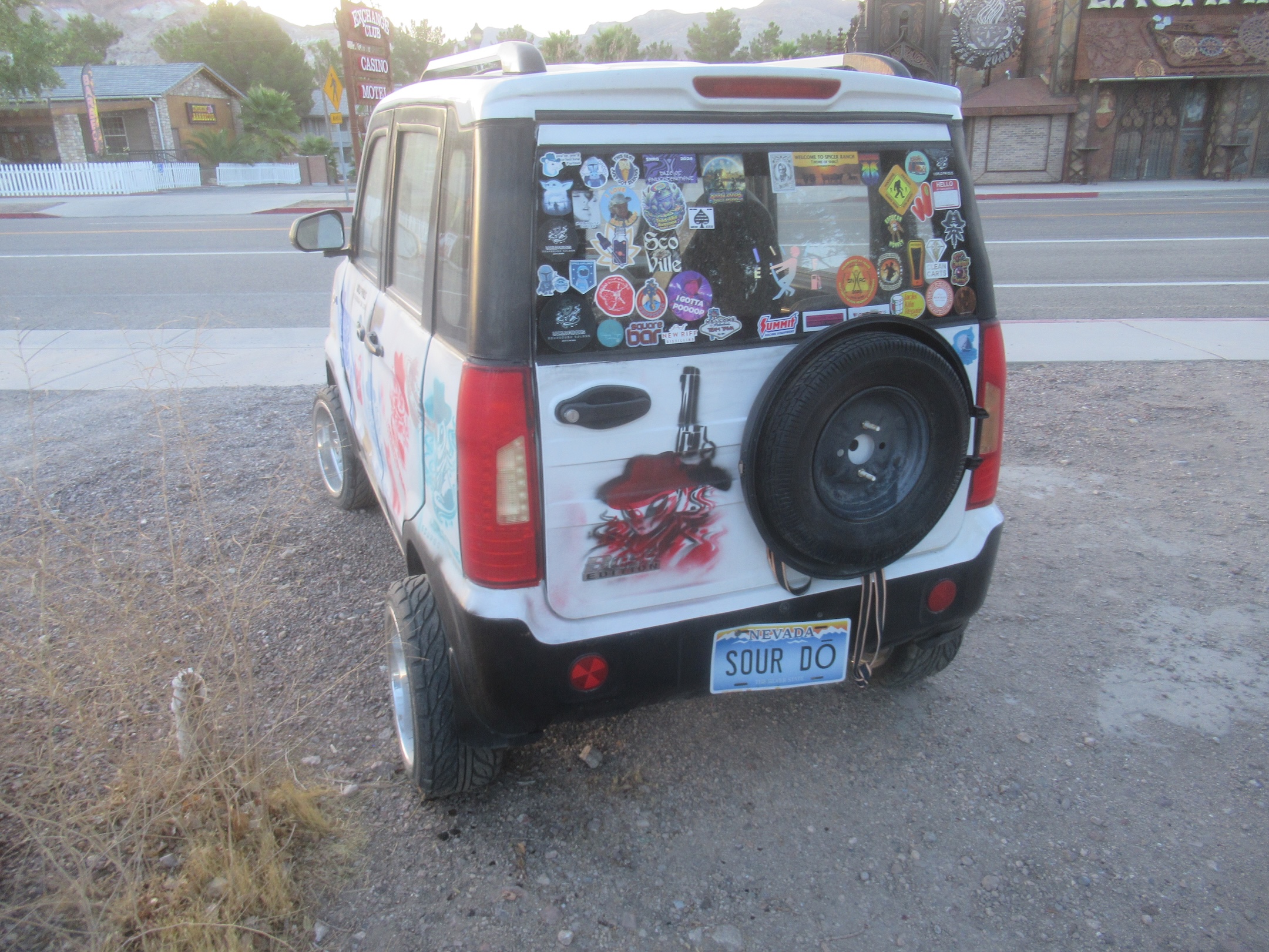 The sourdough rig's 'SOUR DO' license plate